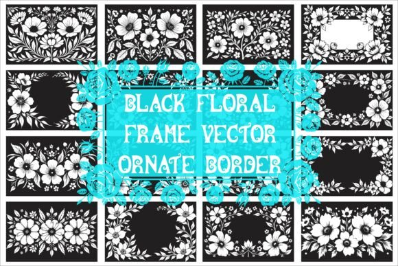 Elegant Laser Cut Black and White Floral Review