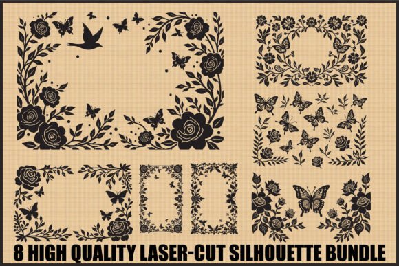 Floral Bird Frame Laser Cut Set Review