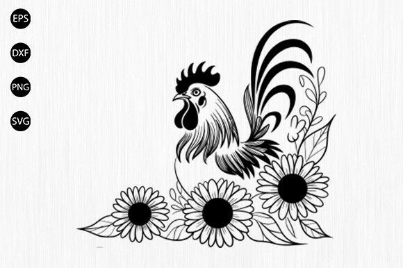 Floral Rooster Svg, Floral Chicken SVG: A Designer's Real-World Review