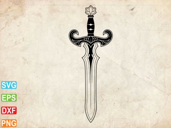 Floral Sword SVG, Floral Sword Vector: A Designer's Real-World Review