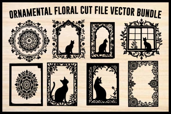 Ornamental Floral Laser Cut Lotus Vector Review