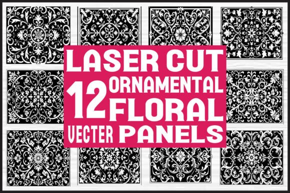 Ornamental Floral Panel SVG Set Review
